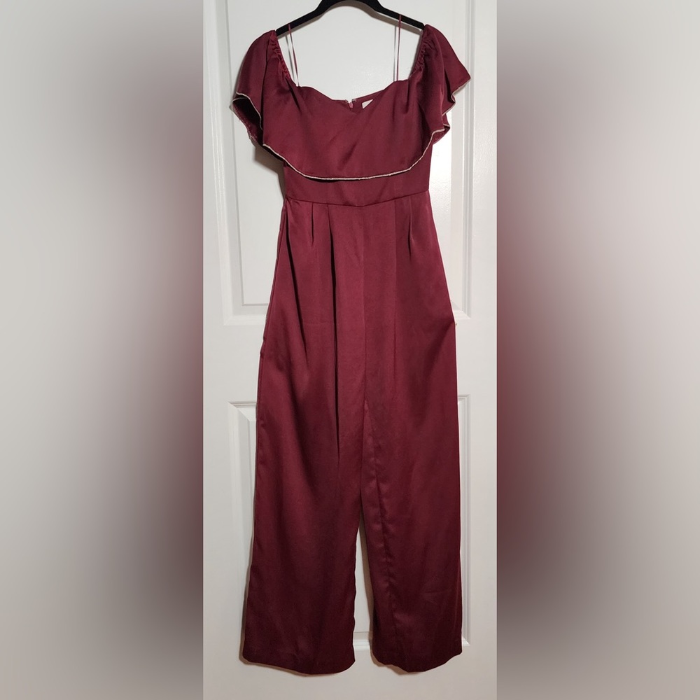 Devlin Jumpsuit Size 0 Red